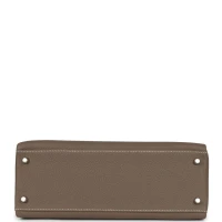 Hermes Kelly Retourne 32 Etoupe Togo Palladium Hardware Hermes Kelly Retourne 32 Etoupe Togo Palladium Hardware