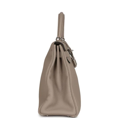 Hermes Kelly Retourne 32 Gris Tourterelle Togo Palladium Hardware Hermes Kelly Retourne 32 Gris Tourterelle Togo Palladium Hardware