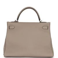 Hermes Kelly Retourne 32 Gris Tourterelle Togo Palladium Hardware Hermes Kelly Retourne 32 Gris Tourterelle Togo Palladium Hardware