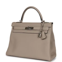 Hermes Kelly Retourne 32 Gris Tourterelle Togo Palladium Hardware Hermes Kelly Retourne 32 Gris Tourterelle Togo Palladium Hardware