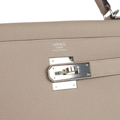 Hermes Kelly Retourne 32 Gris Tourterelle Togo Palladium Hardware Hermes Kelly Retourne 32 Gris Tourterelle Togo Palladium Hardware