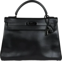 Hermes Kelly Retourne 32 SO Black Box Black Hardware Hermes Kelly Retourne 32 SO Black Box Black Hardware