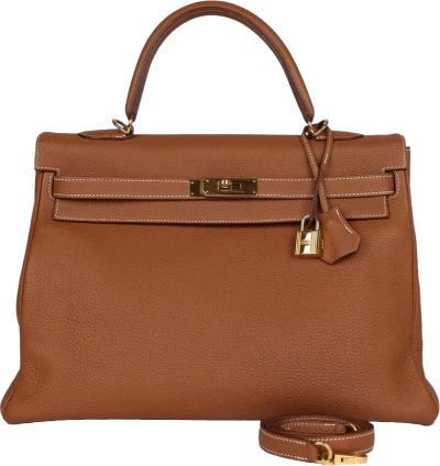 Hermes Kelly Retourne 35 Gold Togo Gold Hardware Hermes Kelly Retourne 35 Gold Togo Gold Hardware