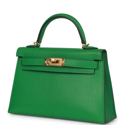 Hermes Kelly Sellier 20 Bambou Chevre Gold Hardware Hermes Kelly Sellier 20 Bambou Chevre Gold Hardware