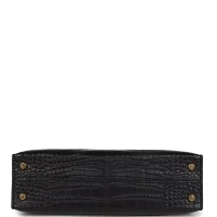 Hermes Kelly Sellier 20 Black Matte Alligator Gold Hardware Hermes Kelly Sellier 20 Black Matte Alligator Gold Hardware