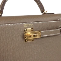 Hermes Kelly Sellier 20 Etoupe Epsom Gold Hardware Hermes Kelly Sellier 20 Etoupe Epsom Gold Hardware