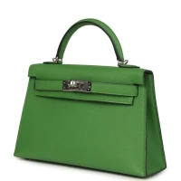 Hermes Kelly Sellier 20 Vert Yucca Epsom Palladium Hardware Hermes Kelly Sellier 20 Vert Yucca Epsom Palladium Hardware
