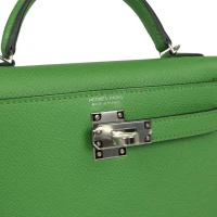 Hermes Kelly Sellier 20 Vert Yucca Epsom Palladium Hardware Hermes Kelly Sellier 20 Vert Yucca Epsom Palladium Hardware