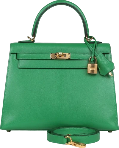 Hermes Kelly Sellier 25 Bambou Chevre Chamkila Gold Hardware Hermes Kelly Sellier 25 Bambou Chevre Chamkila Gold Hardware