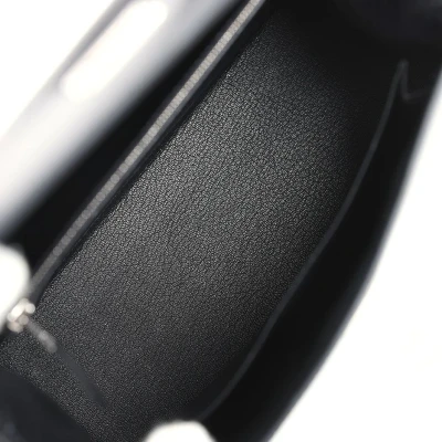 Hermes Kelly Sellier 25 Black Box Palladium Hardware Hermes Kelly Sellier 25 Black Box Palladium Hardware