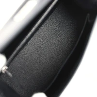 Hermes Kelly Sellier 25 Black Box Palladium Hardware Hermes Kelly Sellier 25 Black Box Palladium Hardware