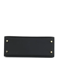 Hermes Kelly Sellier 25 Black Epsom Gold Hardware Hermes Kelly Sellier 25 Black Epsom Gold Hardware