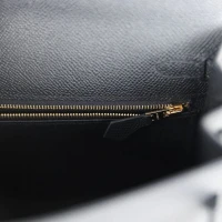 Hermes Kelly Sellier 25 Black Epsom Gold Hardware Hermes Kelly Sellier 25 Black Epsom Gold Hardware