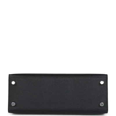 Hermes Kelly Sellier 25 Black Epsom Palladium Hardware Hermes Kelly Sellier 25 Black Epsom Palladium Hardware