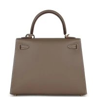 Hermes Kelly Sellier 25 Etoupe Epsom Gold Hardware Hermes Kelly Sellier 25 Etoupe Epsom Gold Hardware