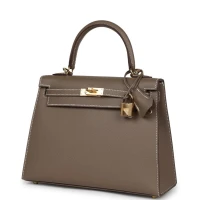 Hermes Kelly Sellier 25 Etoupe Epsom Gold Hardware Hermes Kelly Sellier 25 Etoupe Epsom Gold Hardware