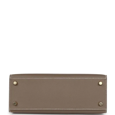 Hermes Kelly Sellier 25 Etoupe Epsom Gold Hardware Hermes Kelly Sellier 25 Etoupe Epsom Gold Hardware