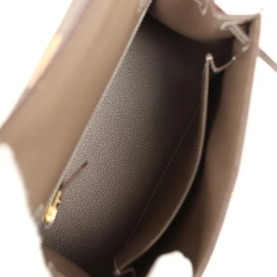 Hermes Kelly Sellier 25 Etoupe Epsom Gold Hardware Hermes Kelly Sellier 25 Etoupe Epsom Gold Hardware