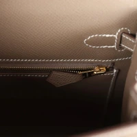 Hermes Kelly Sellier 25 Etoupe Epsom Gold Hardware Hermes Kelly Sellier 25 Etoupe Epsom Gold Hardware