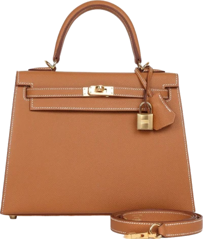 Hermes Kelly Sellier 25 Gold Epsom Gold Hardware Hermes Kelly Sellier 25 Gold Epsom Gold Hardware