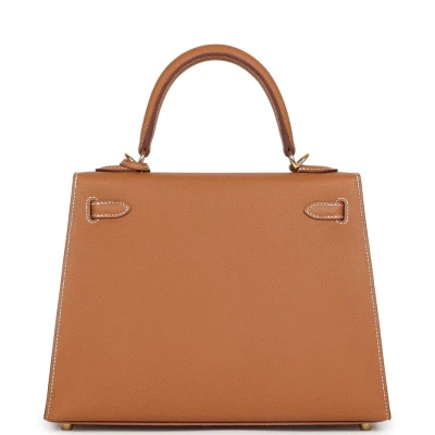 Hermes Kelly Sellier 25 Gold Epsom Gold Hardware Hermes Kelly Sellier 25 Gold Epsom Gold Hardware
