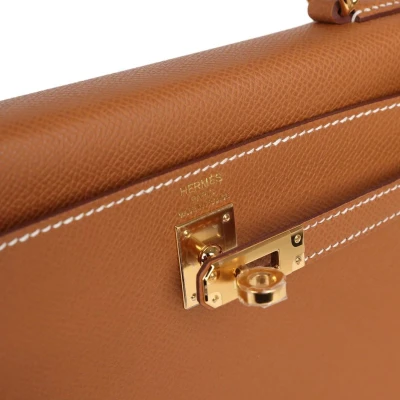 Hermes Kelly Sellier 25 Gold Epsom Gold Hardware Hermes Kelly Sellier 25 Gold Epsom Gold Hardware