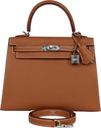 Hermes Kelly Sellier 25 Gold Epsom Palladium Hardware Hermes Kelly Sellier 25 Gold Epsom Palladium Hardware