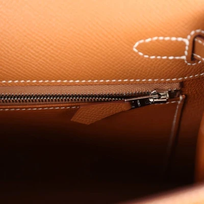Hermes Kelly Sellier 25 Gold Epsom Palladium Hardware Hermes Kelly Sellier 25 Gold Epsom Palladium Hardware
