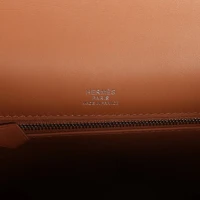 Hermes Kelly Sellier 25 Gold Swift and Ecru Toile Palladium Hardware Hermes Kelly Sellier 25 Gold Swift and Ecru Toile Palladium Hardware