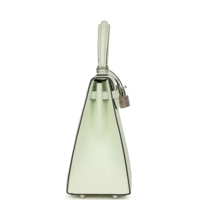 Hermes Kelly Sellier 25 Vert Fizz Epsom Palladium Hardware Hermes Kelly Sellier 25 Vert Fizz Epsom Palladium Hardware
