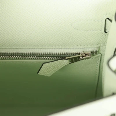 Hermes Kelly Sellier 25 Vert Fizz Epsom Palladium Hardware Hermes Kelly Sellier 25 Vert Fizz Epsom Palladium Hardware