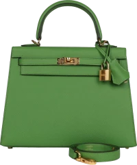 Hermes Kelly Sellier 25 Vert Yucca Epsom Gold Hardware Hermes Kelly Sellier 25 Vert Yucca Epsom Gold Hardware