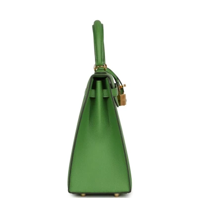 Hermes Kelly Sellier 25 Vert Yucca Epsom Gold Hardware Hermes Kelly Sellier 25 Vert Yucca Epsom Gold Hardware