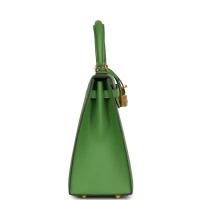 Hermes Kelly Sellier 25 Vert Yucca Epsom Gold Hardware Hermes Kelly Sellier 25 Vert Yucca Epsom Gold Hardware