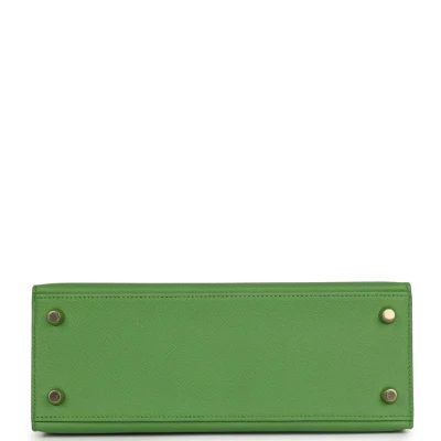 Hermes Kelly Sellier 25 Vert Yucca Epsom Gold Hardware Hermes Kelly Sellier 25 Vert Yucca Epsom Gold Hardware