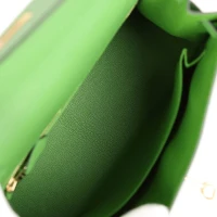 Hermes Kelly Sellier 25 Vert Yucca Epsom Gold Hardware Hermes Kelly Sellier 25 Vert Yucca Epsom Gold Hardware