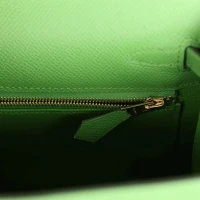 Hermes Kelly Sellier 25 Vert Yucca Epsom Gold Hardware Hermes Kelly Sellier 25 Vert Yucca Epsom Gold Hardware