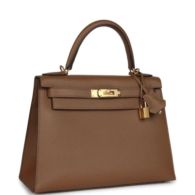 Hermes Kelly Sellier 28 Alezan Epsom Gold Hardware Hermes Kelly Sellier 28 Alezan Epsom Gold Hardware