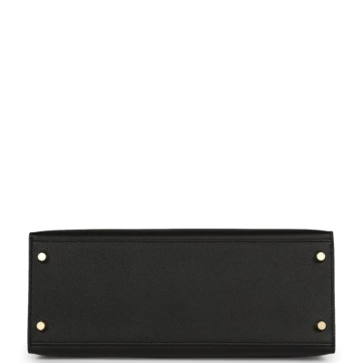 Hermes Kelly Sellier 28 Black Epsom Gold Hardware Hermes Kelly Sellier 28 Black Epsom Gold Hardware