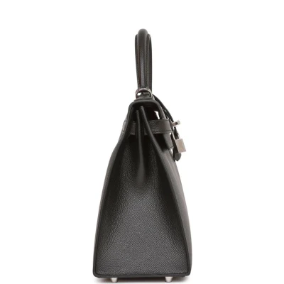 Hermes Kelly Sellier 28 Black Epsom Palladium Hardware Hermes Kelly Sellier 28 Black Epsom Palladium Hardware