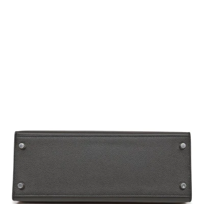 Hermes Kelly Sellier 28 Black Epsom Palladium Hardware Hermes Kelly Sellier 28 Black Epsom Palladium Hardware