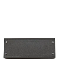 Hermes Kelly Sellier 28 Black Epsom Palladium Hardware Hermes Kelly Sellier 28 Black Epsom Palladium Hardware