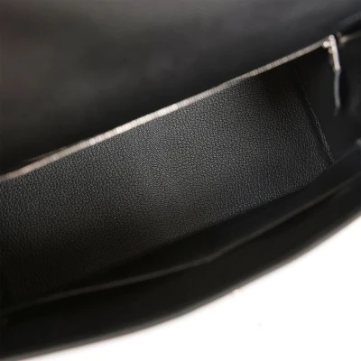 Hermes Kelly Sellier 28 Black Epsom Palladium Hardware Hermes Kelly Sellier 28 Black Epsom Palladium Hardware