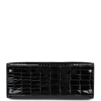 Hermes Kelly Sellier 28 Black Shiny Niloticus Crocodile Palladium Hardware Hermes Kelly Sellier 28 Black Shiny Niloticus Crocodile Palladium Hardware