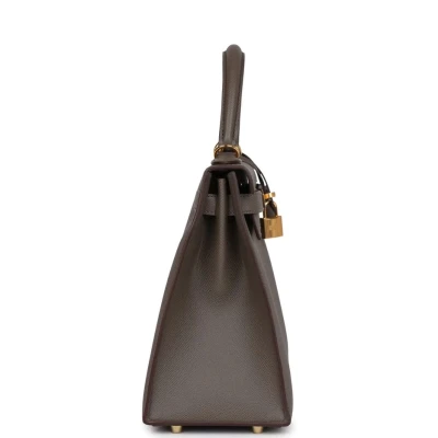 Hermes Kelly Sellier 28 Etain Epsom Gold Hardware Hermes Kelly Sellier 28 Etain Epsom Gold Hardware