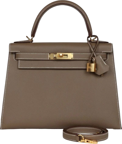 Hermes Kelly Sellier 28 Etoupe Epsom Gold Hardware Hermes Kelly Sellier 28 Etoupe Epsom Gold Hardware