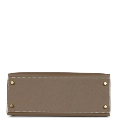 Hermes Kelly Sellier 28 Etoupe Epsom Gold Hardware Hermes Kelly Sellier 28 Etoupe Epsom Gold Hardware