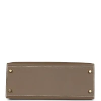 Hermes Kelly Sellier 28 Etoupe Epsom Gold Hardware Hermes Kelly Sellier 28 Etoupe Epsom Gold Hardware