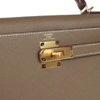 Hermes Kelly Sellier 28 Etoupe Epsom Gold Hardware Hermes Kelly Sellier 28 Etoupe Epsom Gold Hardware