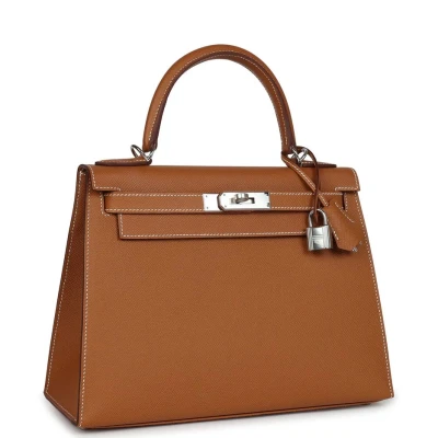 Hermes Kelly Sellier 28 Gold Epsom Palladium Hardware Hermes Kelly Sellier 28 Gold Epsom Palladium Hardware